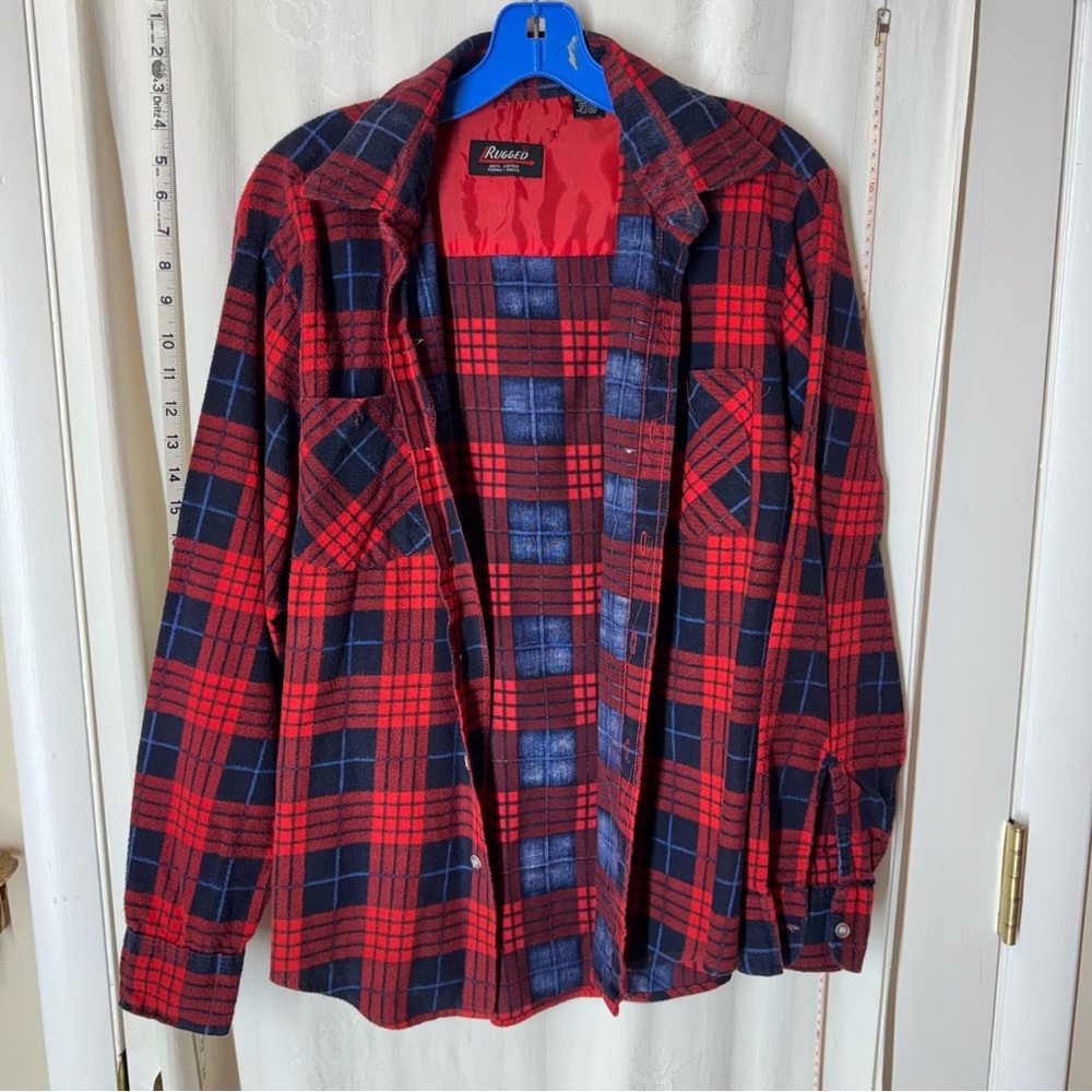 Vintage Rugged Men's Flannel